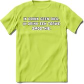 Ik Drink Geen Bier, Ik Drink Een Tarwe Smoothie T-Shirt | Bier Kleding | Feest | Drank | Grappig Verjaardag Cadeau | - Groen - XL