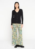 LOLALIZA Cardigan met V-hals - Zwart - Maat XXL