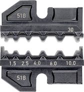Knipex 97 49 30 Krimpinzet Ongeïsoleerde doorverbinders 1.5 tot 4 mm² Geschikt voor merk Knipex 97 43 200, 97 43 E, 97 43 E AUS, 97 43 E UK, 97 43 E US