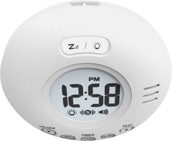 Geemarc Wake 'n' Shake Voyager reiswekker – met trillingen – 75dB