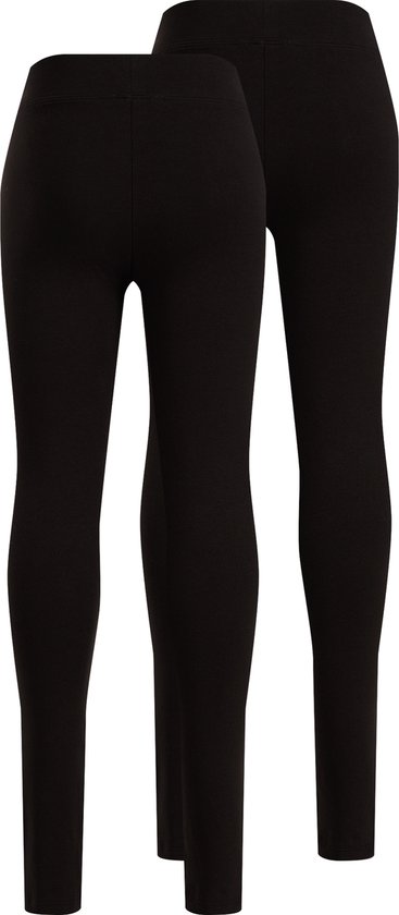 Twee zwarte leggings.