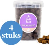 Easypets Rabbit Bites Knikkers - 4 x 500 ml