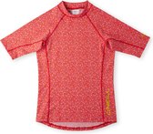 O'Neill - UV Zwemshirt voor meisjes - Shortsleeve Skin - All Over Print - Rood - maat 10 (141-147CM)