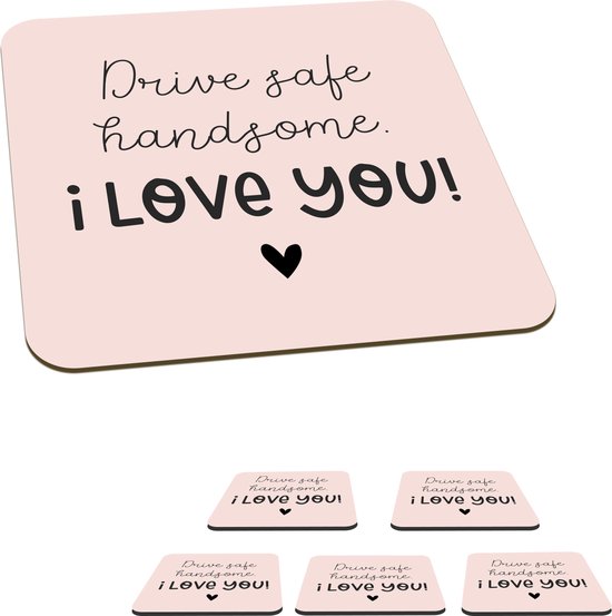 3 Stück Aufkleber I Love You Drive Safe, Auto Aufkleber Spiegel Außen Ich Liebe Dich, 11 X 2 cm Vinyl-Aufkleber Wasserdichter Für Autospiegel, Ausgefallene Autozubehörteile
