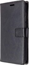 LuxeBass Hoesje geschikt voor Samsung Galaxy A20s Hoesje Bookcase Zwart - telefoonhoes - gsm hoes - telefoonhoesjes