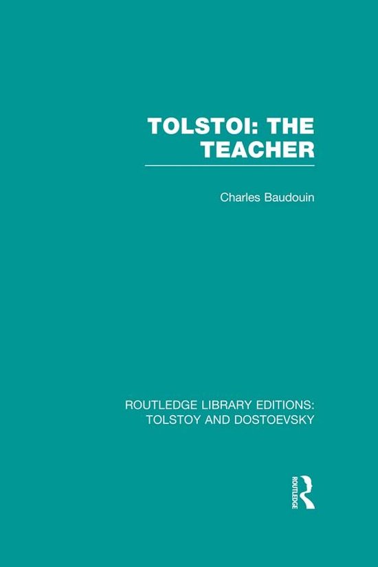 Tolstoi (ebook), CharlesBaudouin 9781317645610 Boeken