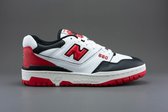 New Balance 550 White Red Black BB550HR1 Maat 44 ZWART