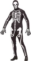 Widmann - Spook & Skelet Kostuum - Geil Skelet Met Leuter - Man - zwart - Small - Carnavalskleding - Verkleedkleding