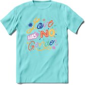 Love Has No Gender | Pride T-Shirt | Grappig LHBTIQ+ / LGBTQ / Gay / Homo / Lesbi Cadeau Shirt | Dames - Heren - Unisex | Tshirt Kleding Kado | - Licht Blauw - XL