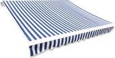 Decoways - Luifeldoek 6x3 m canvas blauw en wit