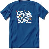 Pride Day | Pride T-Shirt | Grappig LHBTIQ+ / LGBTQ / Gay / Homo / Lesbi Cadeau Shirt | Dames - Heren - Unisex | Tshirt Kleding Kado | - Donker Blauw - XXL