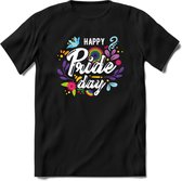 Pride Day | Pride T-Shirt | Grappig LHBTIQ+ / LGBTQ / Gay / Homo / Lesbi Cadeau Shirt | Dames - Heren - Unisex | Tshirt Kleding Kado | - Zwart - XXL