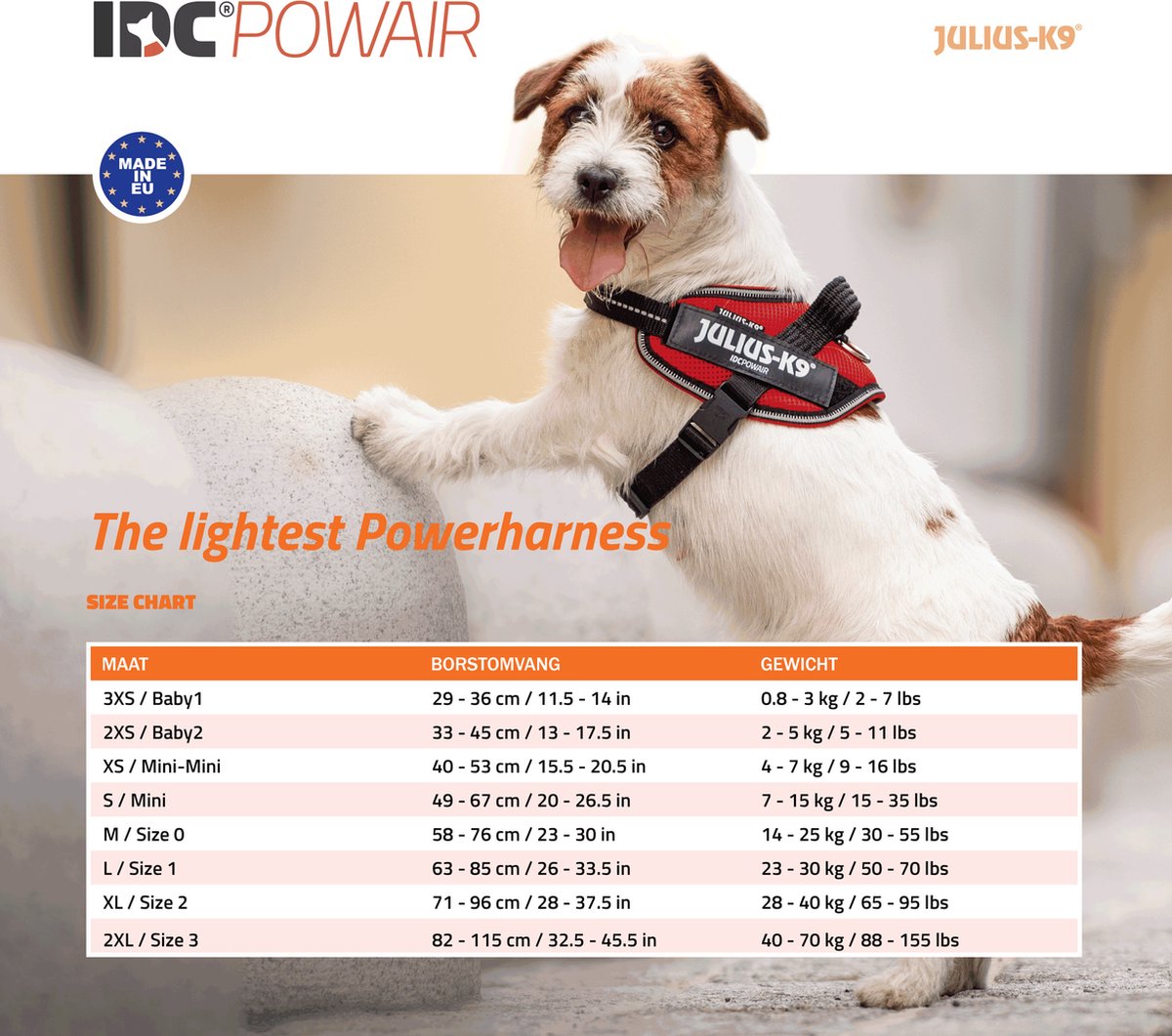 Julius Julius IDC Powair Hondentuig - afbeelding 2