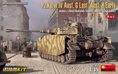 1:35 MiniArt 35333 Pz.Kpfw.IV Ausf. G Last/Ausf. H Early Plastic Modelbouwpakket