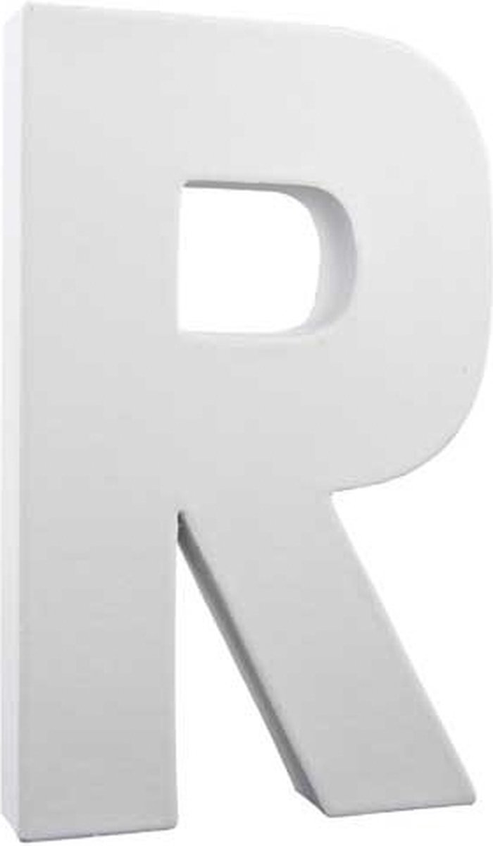 Letter wit R 20,5 cm