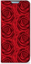 Mobiel Bookcase Xiaomi Redmi 10 Smart Cover Red Roses
