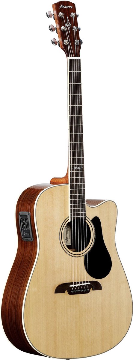 Alvarez AD70WCE Artist Dreadnought Semi Akoestisch. A+ Sitka, Dark Walnut
