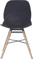 Amy 110 stoel, set van 2 zwart