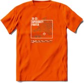 SU-33 Vliegtuig T-Shirt | Unisex leger Kleding | Dames - Heren Straaljager shirt | Army F16 | Grappig bouwpakket Cadeau | - Oranje - XXL