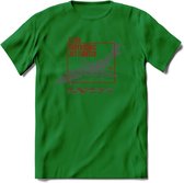 F-101 Vliegtuig T-Shirt | Unisex leger Kleding | Dames - Heren Straaljager shirt | Army F16 | Grappig bouwpakket Cadeau | - Donker Groen - L