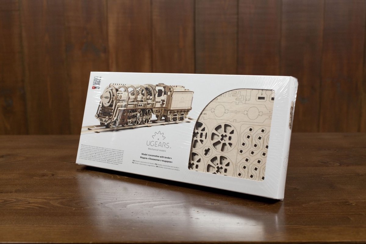 Ugears Modelbouw Hout Locomotief — afbeelding 21