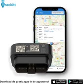 Trackitt GPS Tracker voor Inbouw OBD OBD2 OBDII | Gratis APP / Simkaart Data | Geschikt voor Auto - Caravan | Ideaal voor Wagenparkbeheer | Voor IOS en Android | GEEN ABONNEMENT NO