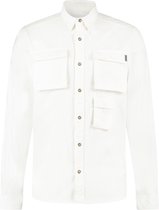 Purewhite -  Heren Regular Fit    Overhemd  - Wit - Maat M