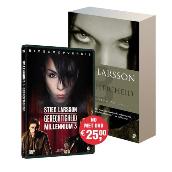 Cover van het boek 'Gerechtigheid + DVD' van S. Larsson