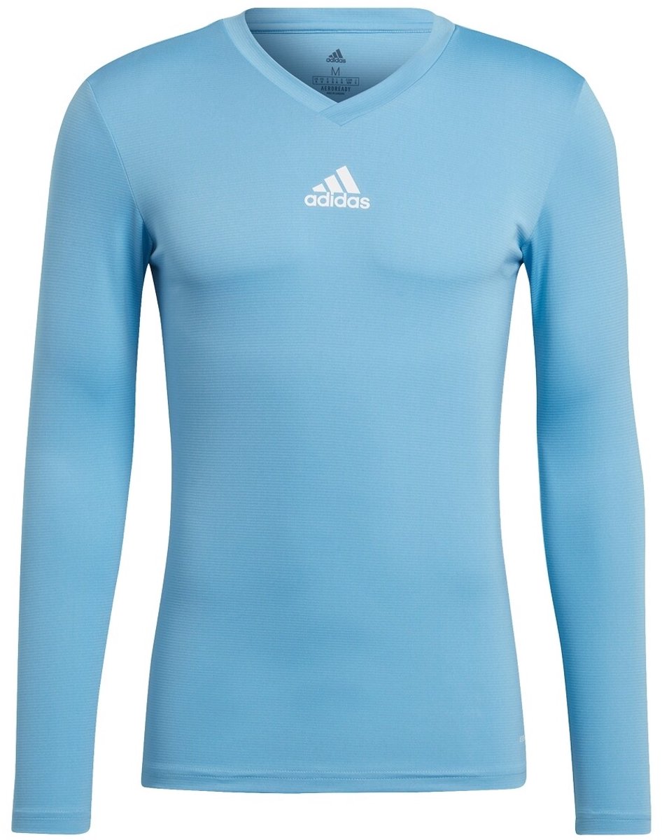 Adidas Base Tee 21 Shirt Lange Mouw Heren - Hemelsblauw | Maat: S