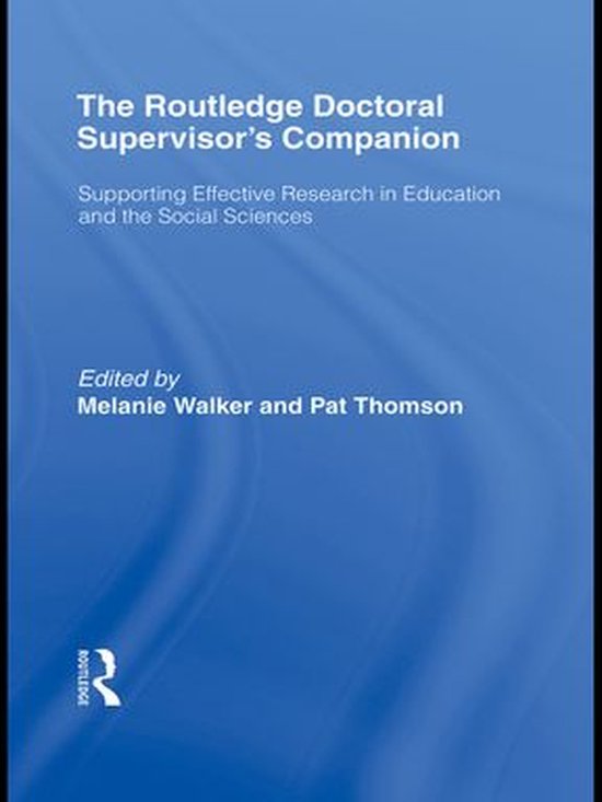 Companions for PhD and DPhil Research - The Routledge Doctor ... - cover
