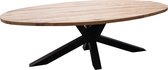 Eetkamertafel | andros | eikenhout | naturel | 200 x 120 x 77(h) cm