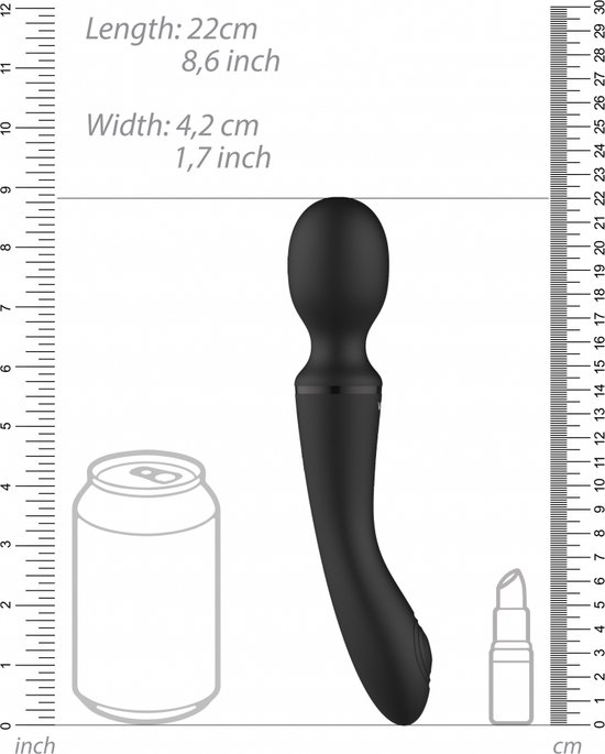 Enora - Baguette & Vibrateur - Noir