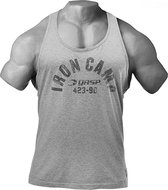 Throwback Tank (Grey Melange) S