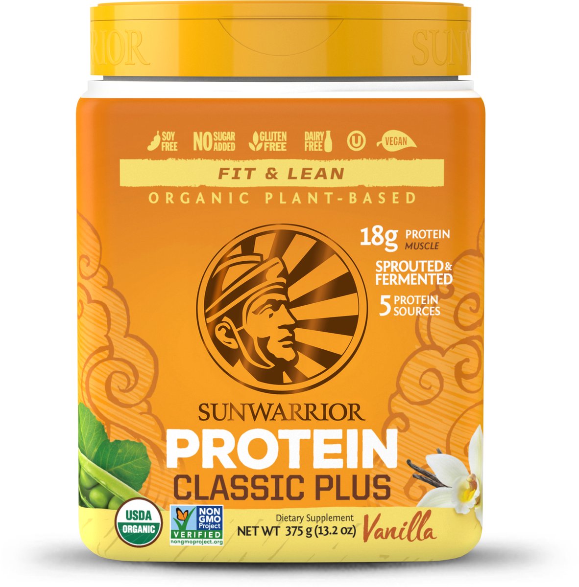 Goedkoopste Sunwarrior Proteïne Classic Plus - Vanille - 375 gram
