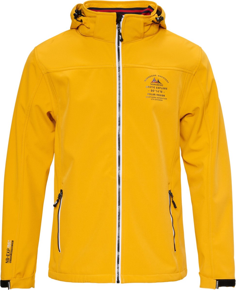 Nordberg Trond Softshell Outdoor Zomerjas Heren Geel