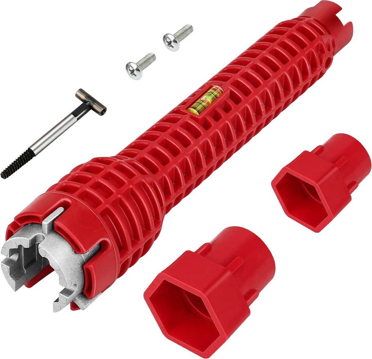 CHOYCLIT Clé De Robinet 14 En 1, Clé D'évier, Outils De Plomberie, Clé De Lavabo, Outils D'installation De Canalisation D'évier De Robinet, Outil De Clé De Plomberie Multifonctionnelle Pour Lavabo/sal