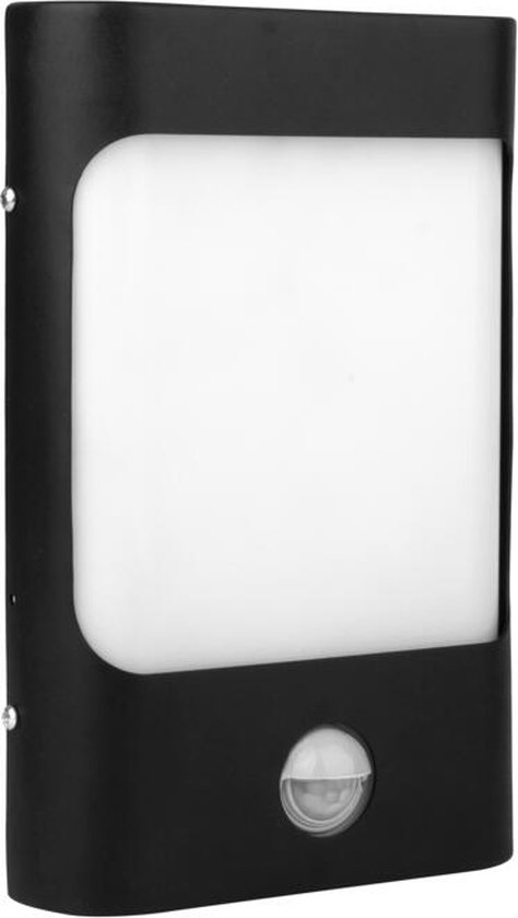 Prolight LED Wandlamp - Industriële lamp - Voor Buiten - Met  Bewegingssensor - Zwart | bol.com