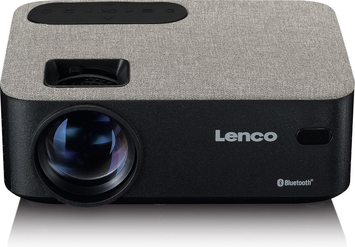 Lenco LPJ-700BKGY - Full HD Beamer 1080P - LCD Projector met Bluetooth - Lenco