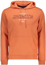 Jack & Jones Trui Jorsurface Branding Sweat Hood Bf Ln 12198426 Raw Sienna/jj Mannen Maat - L