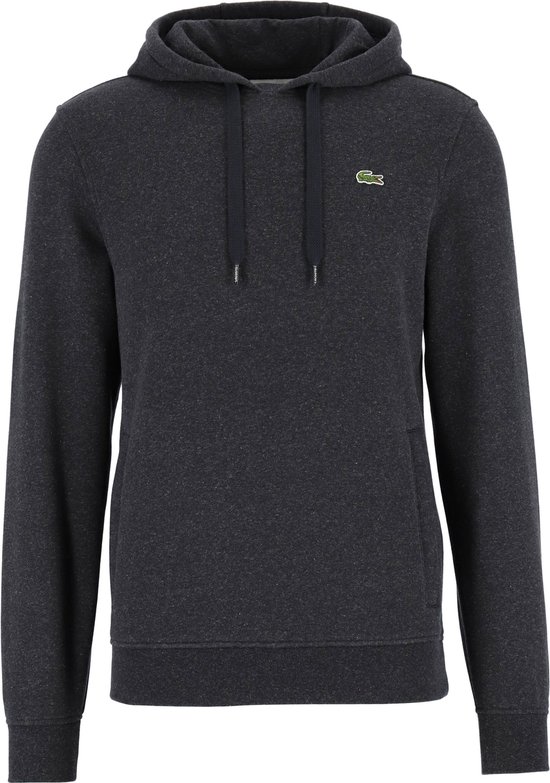 Lacoste heren hoodie sweatshirt - antraciet grijs melange - Maat: XXL