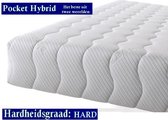 2-Persoons Matras -POCKET HYBRID 7 ZONE 25 CM - Stevig ligcomfort - 140x210/25