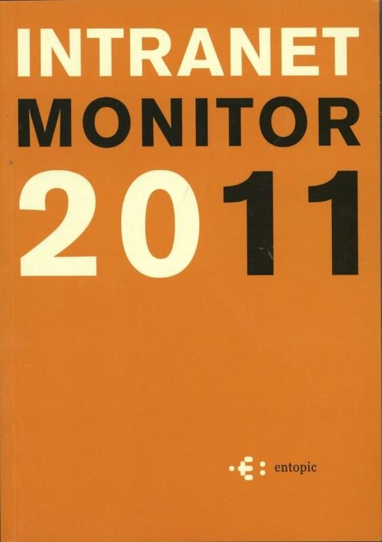 Cover van het boek 'Intranet Monitor  / 2011' van Theo Hylkema