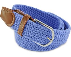 JB Collection - Riemen - gevlochten riem lavendelblauw - lavendelblauw