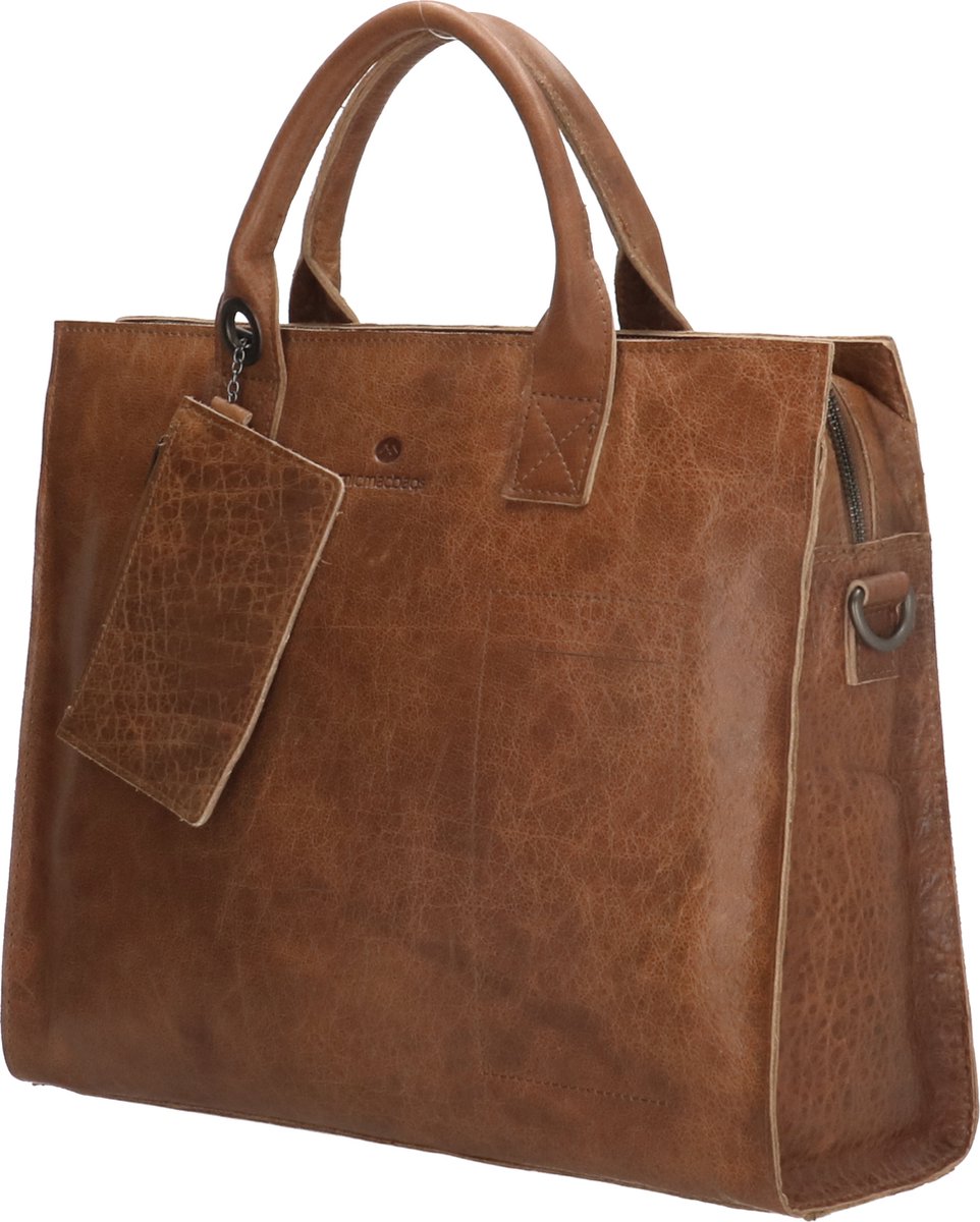 Micmacbags Golden Gate Laptoptas 15,6 inch (38 cm) Donkerzand