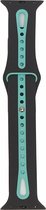Geschikt voor Apple watch bandje duo 38mm-40mm | Grijs-mint | Small