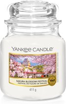 Bougie parfumée en pot Medium Yankee Candle - Festival des fleurs de Sakura