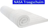 2-Persoons Topper / Oplegmatras - Nasa traagschuim - 6 cm - 160x210/7