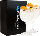 2x Gin Tonic Glas Mumbai 47cl l Onbreekbare kunststof l Plastic drinkglazen