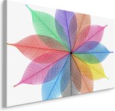 Schilderij - Kleurrijke bladeren, premium print