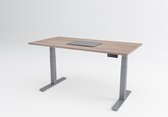 Tri-desk Advanced | Elektrisch zit-sta bureau | Aluminium onderstel | Robson eiken blad | 120 x 80 cm